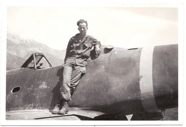 Dad somewhere in Germany - 1944